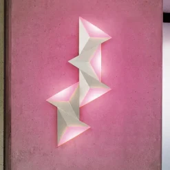 Applique murale Paul Neuhaus Q-TETRA LED Aluminium, 5 lumières, Télécommandes, Changeur de couleurs
