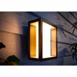 Applique murale Philips Hue Ambiance White & Color Impress LED Noir, 1 lumière, Changeur de couleurs