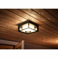 Applique murale Philips Hue Ambiance White & Color Econic LED Noir, 1 lumière, Changeur de couleurs