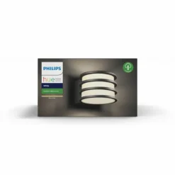 Applique murale Philips Hue White Lucca Anthracite, 1 lumière