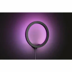 Applique murale Philips Hue Ambiance White & Color Sana LED Noir, 1 lumière, Changeur de couleurs