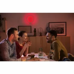 Applique murale Philips Hue Ambiance White & Color Sana LED Noir, 1 lumière, Changeur de couleurs