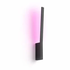 Applique murale Philips Hue White & Color Ambiance Liane LED Noir, 1 lumière, Changeur de couleurs