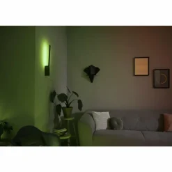 Applique murale Philips Hue White & Color Ambiance Liane LED Noir, 1 lumière, Changeur de couleurs