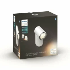 Applique murale Philips Hue White Amb. Adore LED Blanc, 1 lumière, Télécommandes