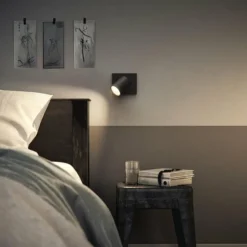 Luminaires Philips Spots Et Projecteurs|Applique murale Philips myLiving Runner Noir, 1 lumière