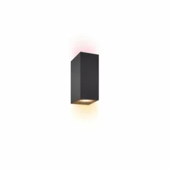 Applique murale Philips WiZ Up&Down LED Noir, 2 lumières, Changeur de couleurs