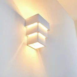 hofstein Appliques|Applique murale Putina Blanc, 1 lumière