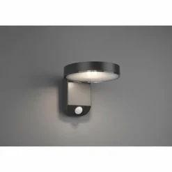 Applique murale Reality Posadas LED Anthracite, 1 lumière, Détecteur de mouvement