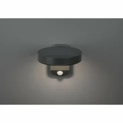 Applique murale Reality Posadas LED Anthracite, 1 lumière, Détecteur de mouvement