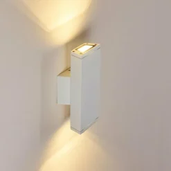 Applique murale Roseau LED Blanc, 1 lumière