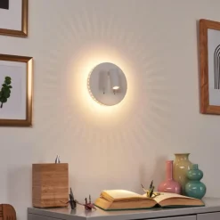 hofstein Appliques|Applique murale Rukutu LED Blanc, 2 lumières