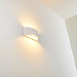 hofstein Appliques|Applique murale Skorped Blanc, 1 lumière