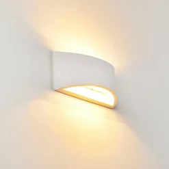 hofstein Appliques|Applique murale Skorped Blanc, 1 lumière