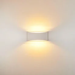 hofstein Appliques|Applique murale Skorped Blanc, 1 lumière