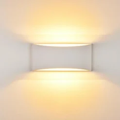 hofstein Appliques|Applique murale Skorped Blanc, 1 lumière