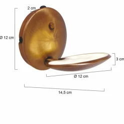 Luminaires Steinhauer Éclairage Led|Applique murale Steinhauer Zenith LED Bronze, 1 lumière
