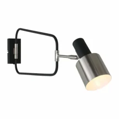 Luminaires Steinhauer Appliques|Applique murale Steinhauer Fjorgard Noir, 1 lumière