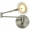 Luminaires Steinhauer Éclairage Led|Applique murale Steinhauer Turound LED Acier inoxydable, 1 lumière