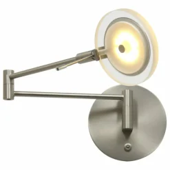Luminaires Steinhauer Éclairage Led|Applique murale Steinhauer Turound LED Acier inoxydable, 1 lumière