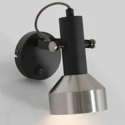 Luminaires Steinhauer Spots Et Projecteurs|Applique murale Steinhauer Acier Noir, 1 lumière
