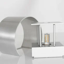 Luminaires Steinhauer Éclairage Led|Applique murale Steinhauer Muro LED Acier inoxydable, 1 lumière