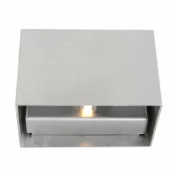 Luminaires Steinhauer Éclairage Led|Applique murale Steinhauer Muro LED Acier inoxydable, 1 lumière