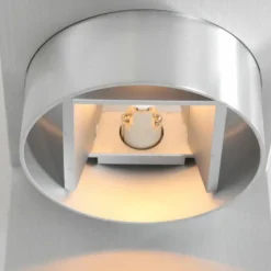Luminaires Steinhauer Éclairage Led|Applique murale Steinhauer Muro LED Acier inoxydable, 1 lumière