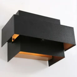 Luminaires Steinhauer Éclairage Led|Applique murale Steinhauer Muro LED Noir, 2 lumières