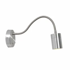 Luminaires Steinhauer Éclairage Led|Applique murale Steinhauer Upround LED Acier brossé, 1 lumière