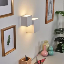 hofstein Appliques|Applique murale Sumina LED Blanc, 1 lumière