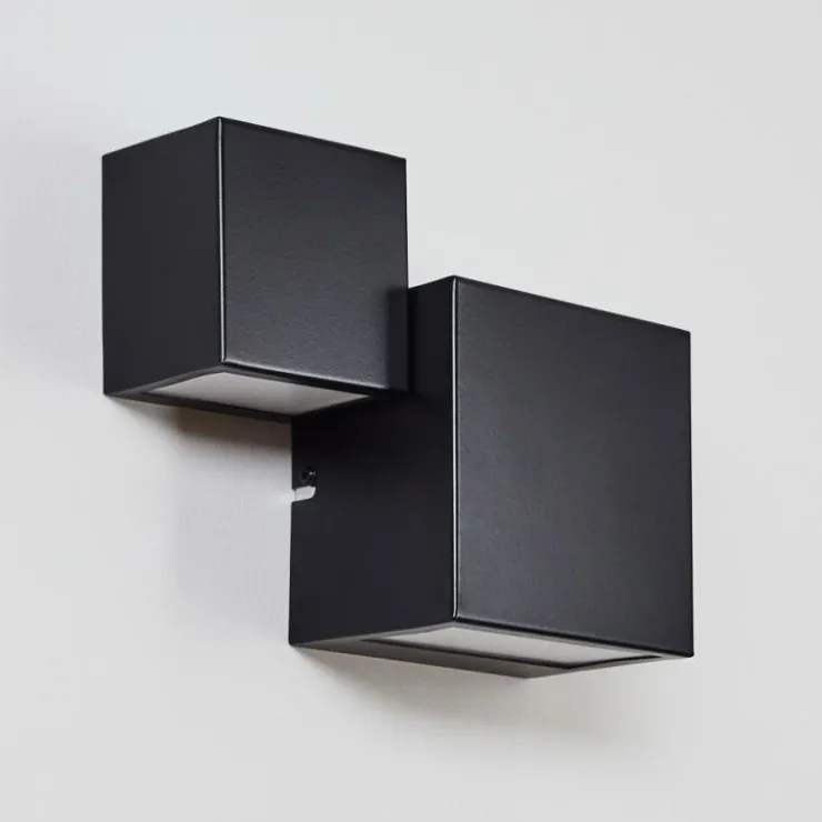 hofstein Appliques|Applique murale Sumina LED Noir, 1 lumière