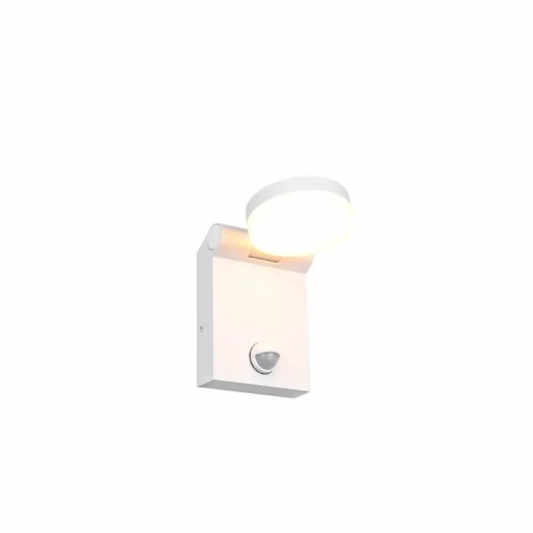 Applique murale Trio ADOUR LED Blanc, 1 lumière, Détecteur de mouvement