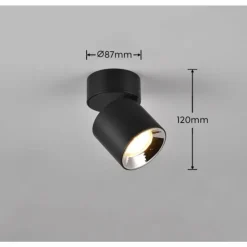 Luminaires Trio Spots Et Projecteurs|Applique murale Trio GUAYANA Noir, 1 lumière