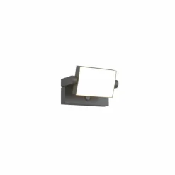 Applique murale Trio KANSAS LED Anthracite, 1 lumière, Détecteur de mouvement