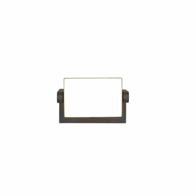 Applique murale Trio KANSAS LED Anthracite, 1 lumière, Détecteur de mouvement