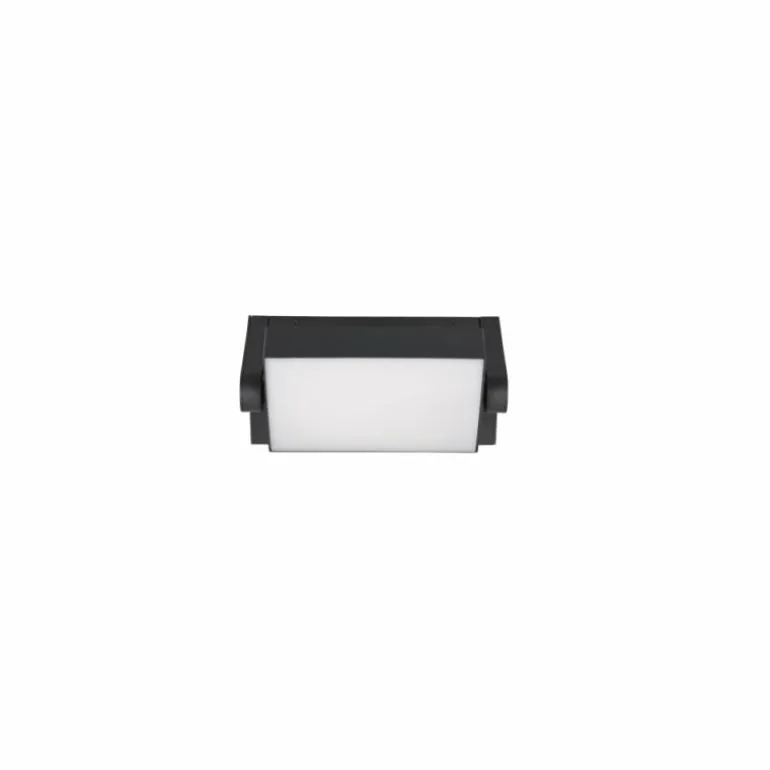 Applique murale Trio KANSAS LED Anthracite, 1 lumière, Détecteur de mouvement