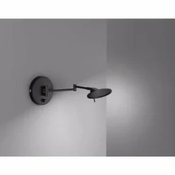 Luminaires Trio Éclairage Led|Applique murale Trio KAZAN LED Noir, 1 lumière