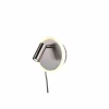 Luminaires Trio Appliques|Applique murale Trio Leuchten JORDAN Nickel mat, 1 lumière