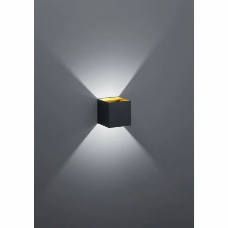 Luminaires Trio Éclairage Led|Applique murale Trio LOUIS LED Noir, 1 lumière