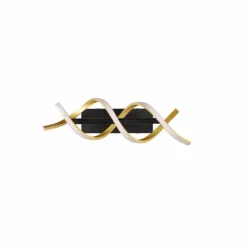 Luminaires Trio Éclairage Led|Applique murale Trio Sequence LED Laiton, Noir, 1 lumière