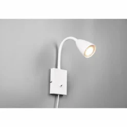 Luminaires Trio Spots Et Projecteurs|Applique murale Trio Wanda Blanc, 1 lumière