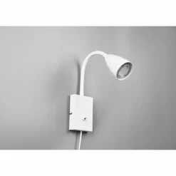 Luminaires Trio Spots Et Projecteurs|Applique murale Trio Wanda Blanc, 1 lumière