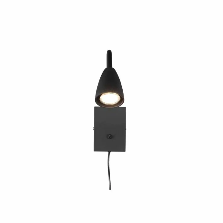 Luminaires Trio Spots Et Projecteurs|Applique murale Trio Wanda Noir, 1 lumière