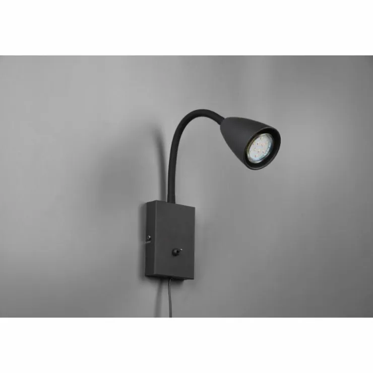 Luminaires Trio Spots Et Projecteurs|Applique murale Trio Wanda Noir, 1 lumière