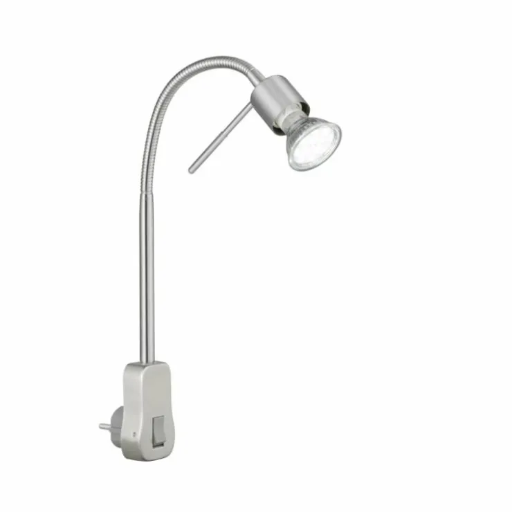 Luminaires Trio Spots Et Projecteurs|Applique murale Trio-Leuchten Laon LED Nickel mat, 1 lumière