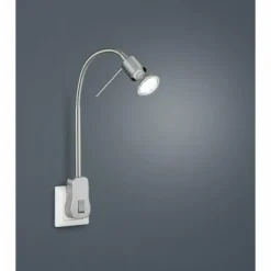 Luminaires Trio Spots Et Projecteurs|Applique murale Trio-Leuchten Laon LED Nickel mat, 1 lumière