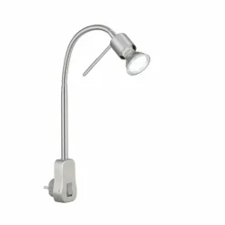 Luminaires Trio Spots Et Projecteurs|Applique murale Trio-Leuchten Laon LED Nickel mat, 1 lumière
