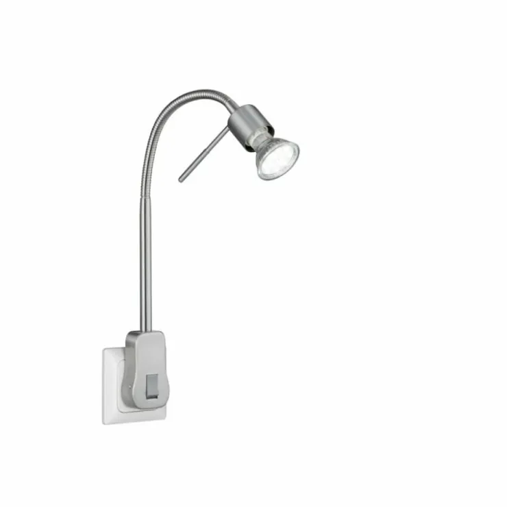 Luminaires Trio Spots Et Projecteurs|Applique murale Trio-Leuchten Laon LED Nickel mat, 1 lumière