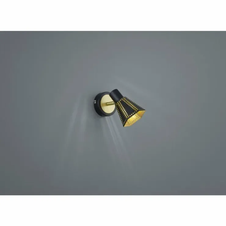 Luminaires Trio Spots Et Projecteurs|Applique murale Trio-Leuchten Houston Noir, 1 lumière